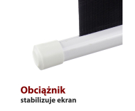ART Ekran elektryczny 120" 244x183cm z pilotem FS-120 - 1387637 - zdjęcie 3